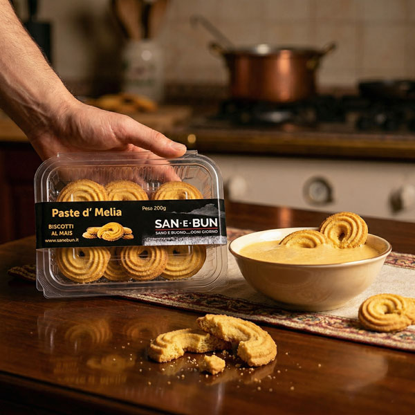 Ricetta paste di meliga San e Bun con zabaione