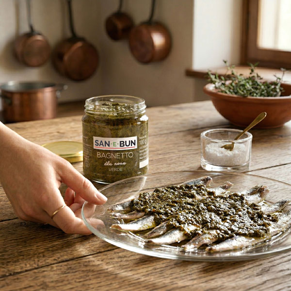Ricetta: Bagnetto verde San e Bun con acciughe