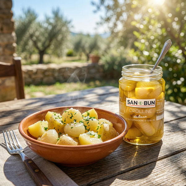 Ricetta: patate e cipolline San e Bun