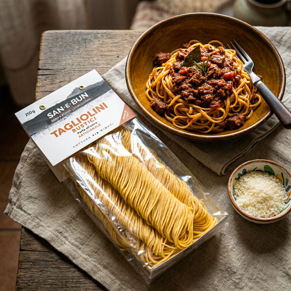 Ricetta: Tagliolini San e Bun al ragù di cinghiale