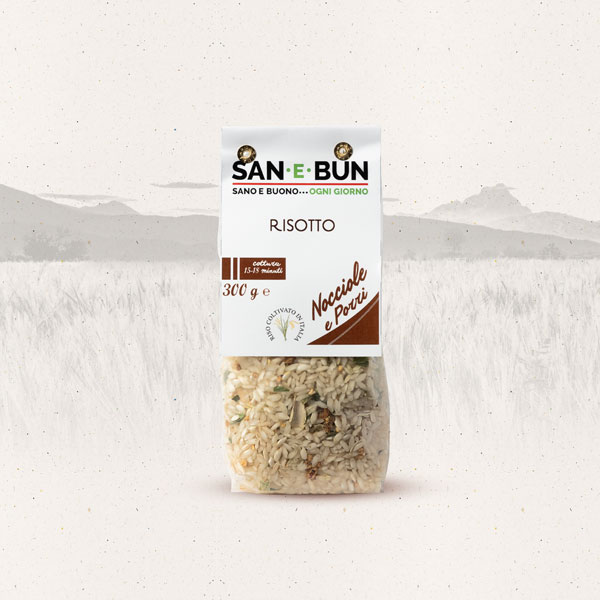 Risotto nocciole e porri - San e Bun