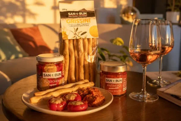 Aperitivo piemontese con prodotti San e Bun