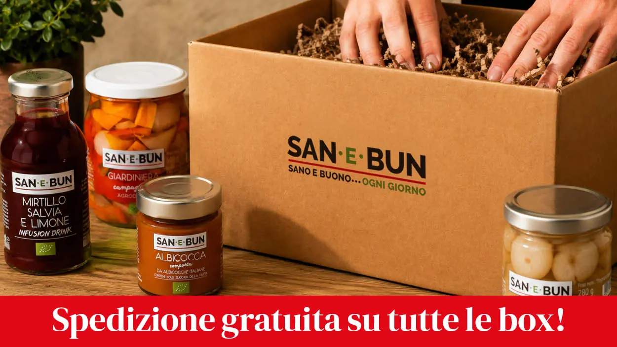 Spedizione gratuita su tutte le box San e Bun
