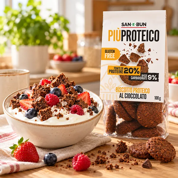 Ricetta più proteico cioccolato con yogurt e frutta