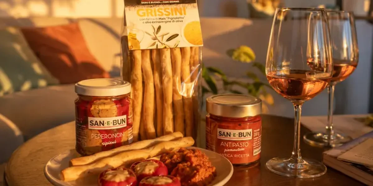 Aperitivo piemontese con prodotti San e Bun